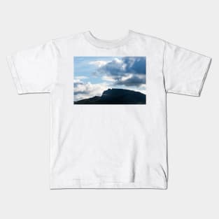 Mountain light and shadow, Isle of Skye, Scotland Kids T-Shirt